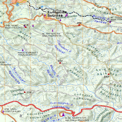 Anavasi editions Kissavos, Central Greece [Hiking Map 1:50.000] digital map