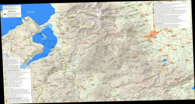 Anavasi editions Prespa, Mt. Varnous, Mt. Vitsi, Greece digital map