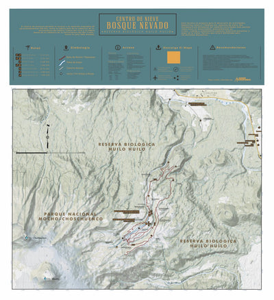 Andes Profundo Bosque Nevado Huilo Huilo Ampliado digital map