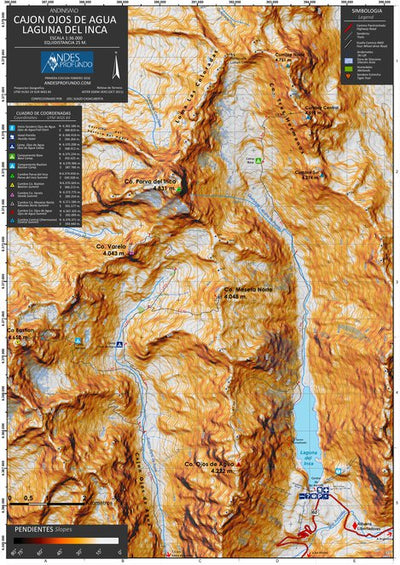 Andes Profundo Laguna del Inca - Portillo digital map