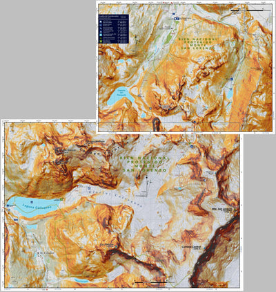 Andes Profundo Monte San Lorenzo digital map