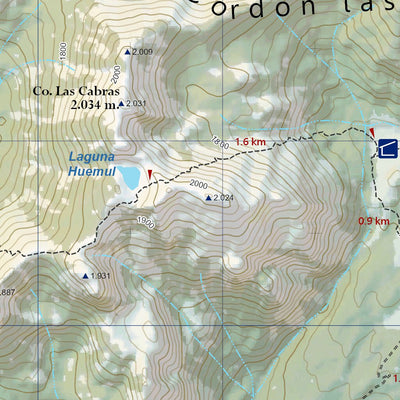 Andes Profundo Nevados de Chillan - edicion especial digital map