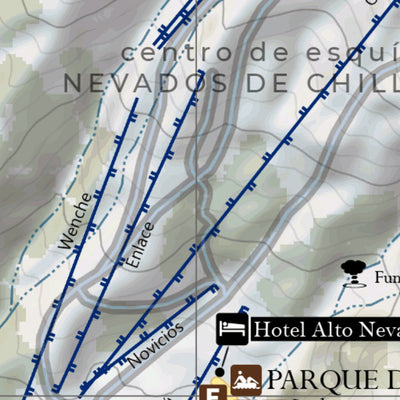 Andes Profundo VALLE LAS TRANCAS version 2023 digital map
