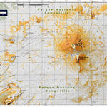 Andes Profundo Volcan Llaima digital map
