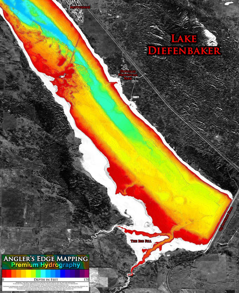 Angler's Edge Mapping AEM Lake Diefenbaker, Douglas Arm bundle exclusive