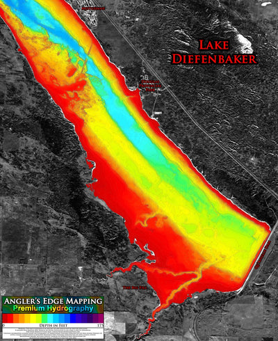 Angler's Edge Mapping AEM Lake Diefenbaker, Douglas Arm bundle exclusive