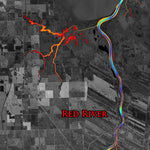 Angler's Edge Mapping AEM Lower Red River Mid level zoom Map bundle exclusive