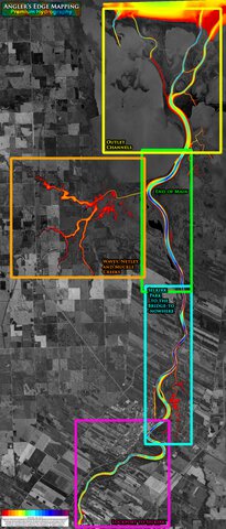 Angler's Edge Mapping AEM Lower Red River: Overview (FREE) digital map