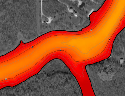 Angler's Edge Mapping AEM Lower Red River: Wavey, Netley, and Muckle creeks bundle exclusive