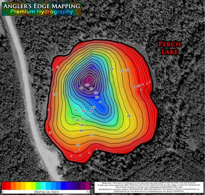 Angler's Edge Mapping AEM Perch Lake digital map