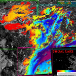 Angler's Edge Mapping AEM Shoal Lake (mid-level zoom overview) digital map