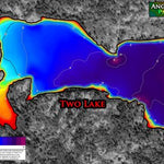 Angler's Edge Mapping AEM Two Lake digital map