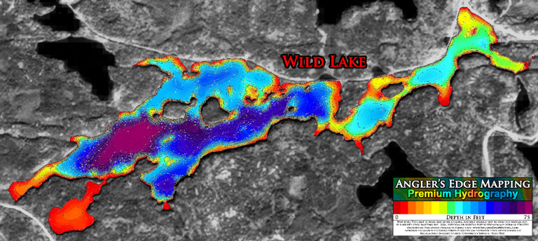 AEM Wild Lake Map by Angler's Edge Mapping | Avenza Maps