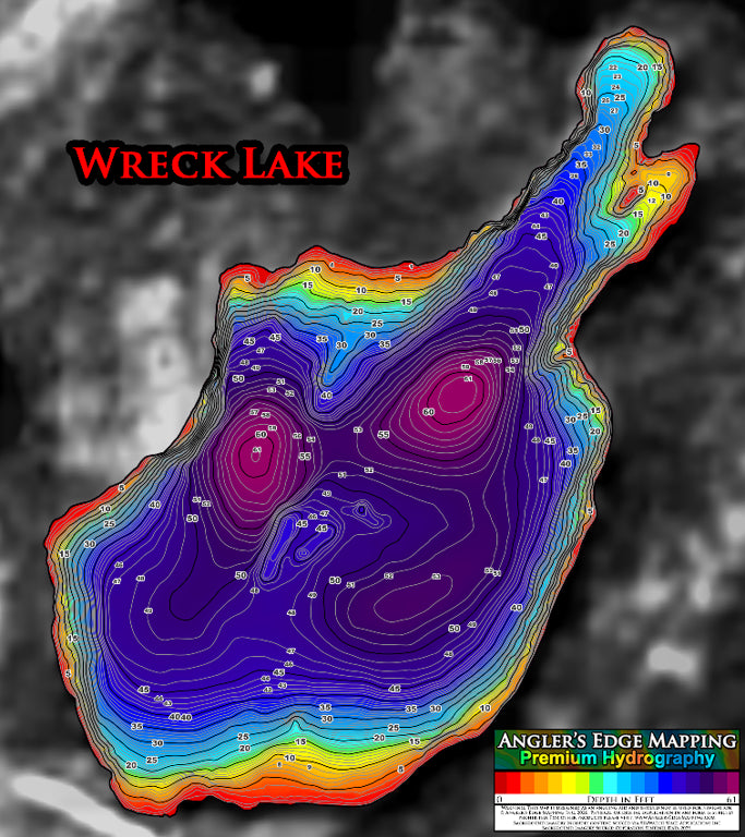 AEM Wreck Lake Map by Angler's Edge Mapping | Avenza Maps