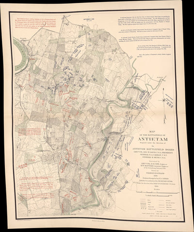 Carman-Cope Antietam Atlas Map 04 – 7:20am Preview 1