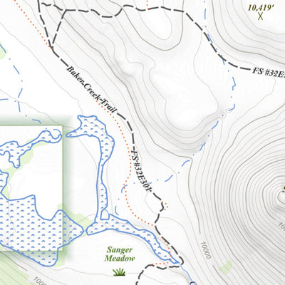 Coyote Flat, California 7.5 Minute Topographic Map Preview 2