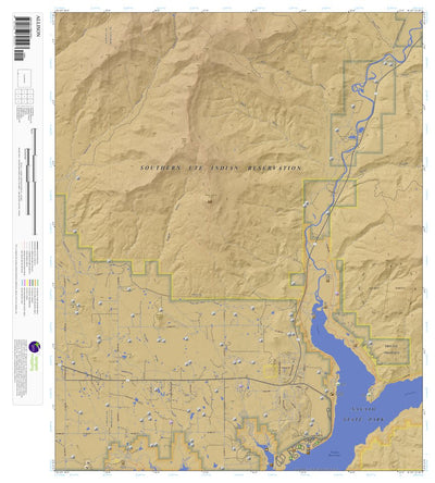 Apogee Mapping, Inc. Allison, Colorado 7.5 Minute Topographic Map - Color Hillshade digital map