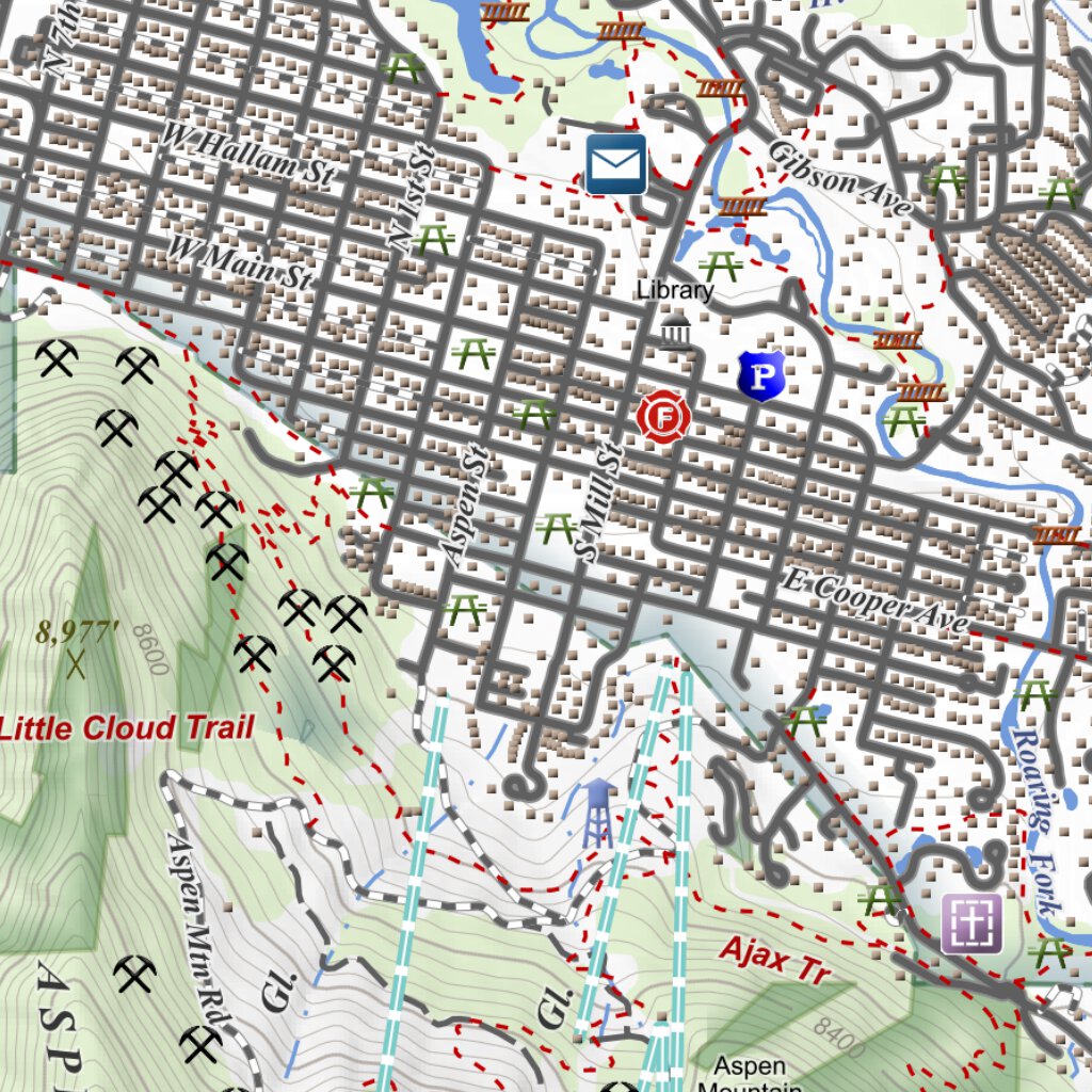 Aspen Colorado 7 5 Minute Topographic Map By Apogee Mapping Inc   Apogee Mapping Inc Aspen Colorado 7 5 Minute Topographic Map Digital Map 34241993244828 