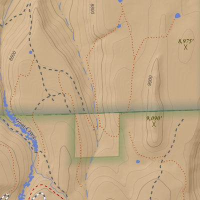 Apogee Mapping, Inc. Beaver Park, Colorado 7.5 Minute Topographic Map - Color Hillshade digital map