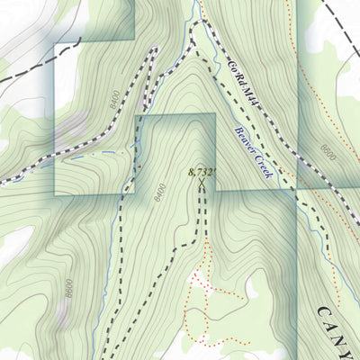 Apogee Mapping, Inc. Beaver Park, Colorado 7.5 Minute Topographic Map digital map