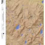 Apogee Mapping, Inc. Bloody Mountain, California 7.5 Minute Topographic Map - Color Hillshade digital map