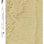 Bluff NW, Utah 7.5 Minute Topographic Map - Color Hillshade Preview 1