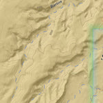 Bluff SW, Utah 7.5 Minute Topographic Map - Color Hillshade Preview 3