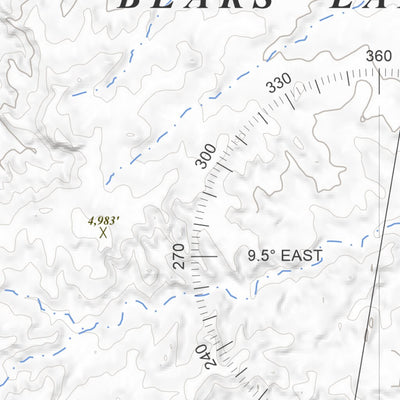 Bluff SW, Utah 7.5 Minute Topographic Map Preview 2