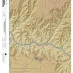 Apogee Mapping, Inc. Bright Angel, Arizona 15 Minute Topographic Map - Color Hillshade digital map