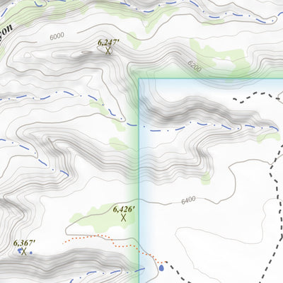 Cedar Mesa South, Utah 7.5 Minute Topographic Map Preview 2