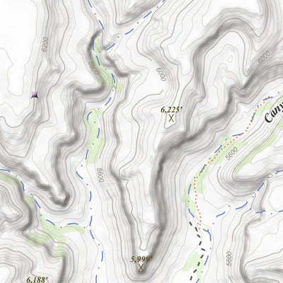 Cedar Mesa South, Utah 7.5 Minute Topographic Map Preview 3