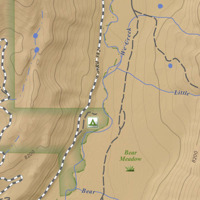 Apogee Mapping, Inc. Chama Peak, Colorado 7.5 Minute Topographic Map - Color Hillshade digital map