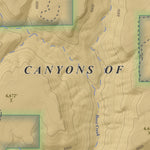 Apogee Mapping, Inc. Champagne Spring, Colorado 7.5 Minute Topographic Map - Color Hillshade digital map
