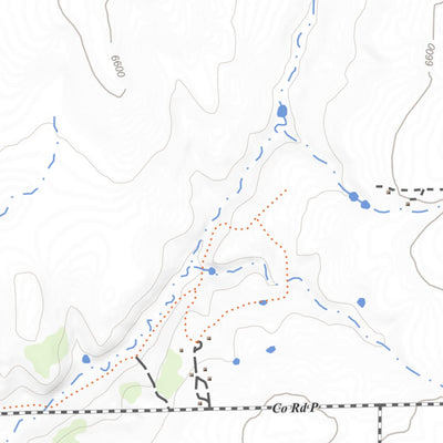 Apogee Mapping, Inc. Champagne Spring, Colorado 7.5 Minute Topographic Map digital map