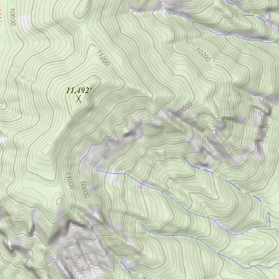 Cimarrona Peak, Colorado 7.5 Minute Topographic Map Preview 2