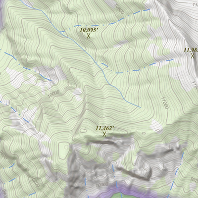 Cimarrona Peak, Colorado 7.5 Minute Topographic Map Preview 3