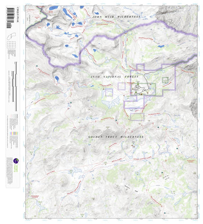 Apogee Mapping, Inc. Cirque Peak, California 7.5 Minute Topographic Map digital map