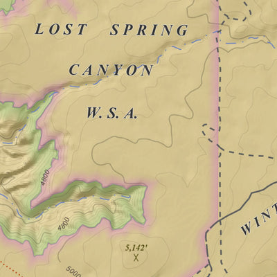 Apogee Mapping, Inc. Cisco SW, Utah 7.5 Minute Topographic Map - Color Hillshade digital map