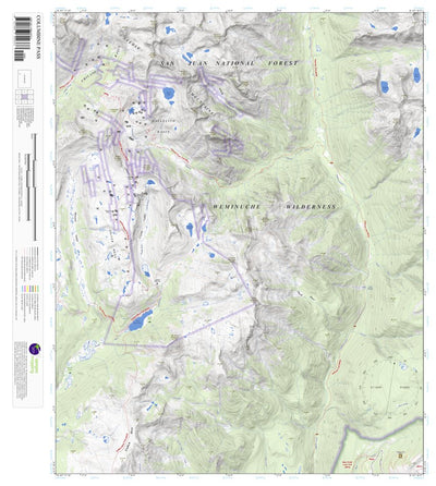 Apogee Mapping, Inc. Columbine Pass, Colorado 7.5 Minute Topographic Map digital map