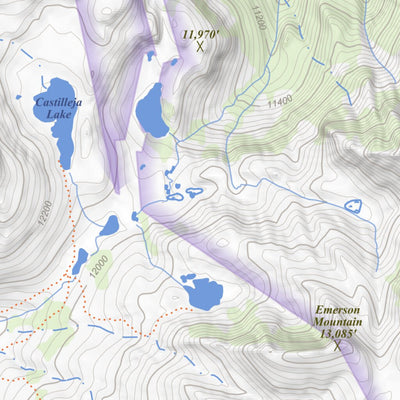 Apogee Mapping, Inc. Columbine Pass, Colorado 7.5 Minute Topographic Map digital map