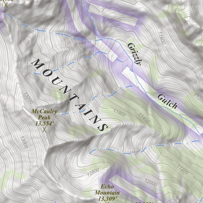 Apogee Mapping, Inc. Columbine Pass, Colorado 7.5 Minute Topographic Map digital map