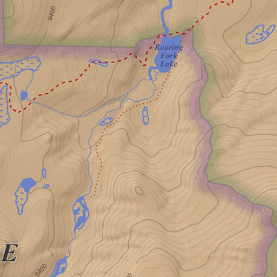 Apogee Mapping, Inc. Cony Mountain, Wyoming 7.5 Minute Topographic Map - Color Hillshade digital map