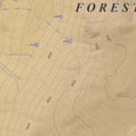 Apogee Mapping, Inc. Crystal Crag, California 7.5 Minute Topographic Map - Color Hillshade digital map