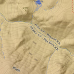 Apogee Mapping, Inc. Crystal Crag, California 7.5 Minute Topographic Map - Color Hillshade digital map