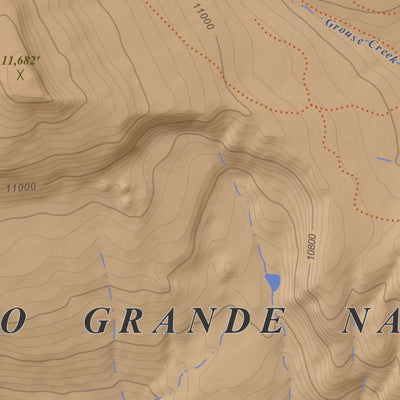 Apogee Mapping, Inc. Cumbres, Colorado 7.5 Minute Topographic Map - Color Hillshade digital map