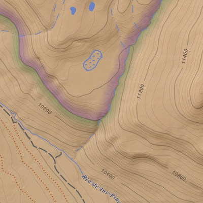 Apogee Mapping, Inc. Cumbres, Colorado 7.5 Minute Topographic Map - Color Hillshade digital map