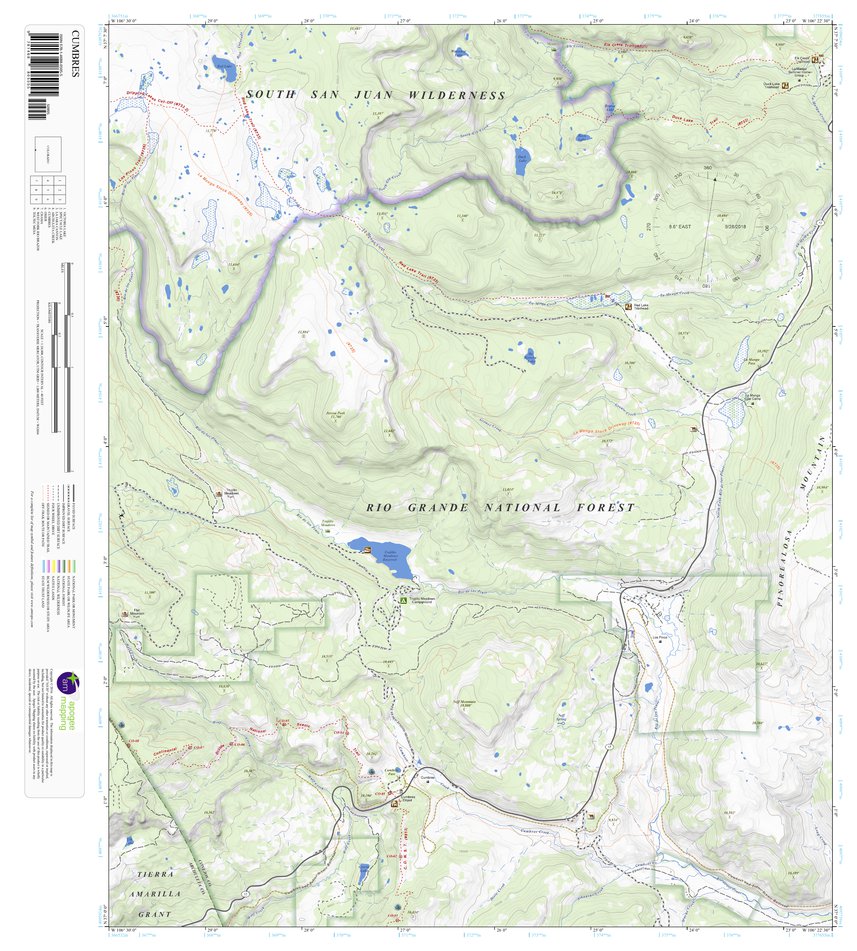 Cumbres, Colorado 7.5 Minute Topographic Map by Apogee Mapping, Inc ...