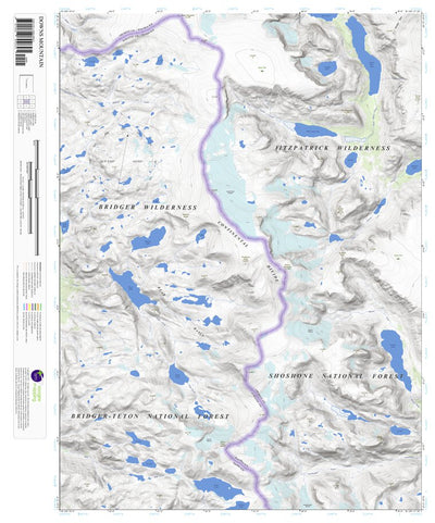 Apogee Mapping, Inc. Downs Mountain, Wyoming 7.5 Minute Topographic Map digital map