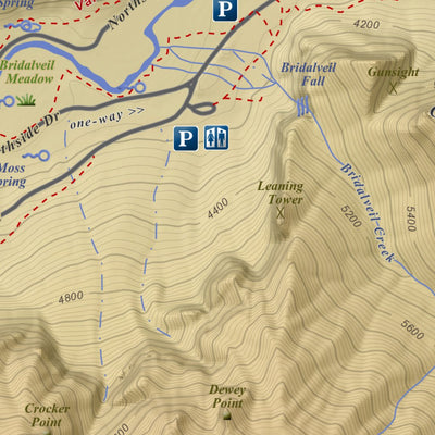 Apogee Mapping, Inc. El Capitan, California 7.5 Minute Topographic Map - Color Hillshade digital map