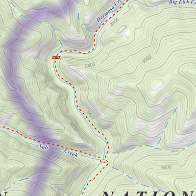 Apogee Mapping, Inc. Elk Creek, Colorado 7.5 Minute Topographic Map digital map